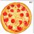 Pepperoni Pizza Round Throw Blanket