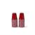 20 Pack Shot Glasses - 1.5 oz Acrylic Party Cup - Red Plastic Shot Glass