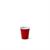 20 Pack Shot Glasses - 1.5 oz Acrylic Party Cup - Red Plastic Shot Glass