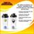 My Hero Academia All Might Training Gym Shaker Bottle | Includes Mixing Ball