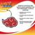 Naruto Akatsuki Red Rain Cloud Hanging Car Air Freshener | Vanilla Scented