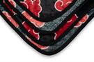 Naruto: Shippuden Akatsuki Red Cloud Anime Throw Blanket | 60 x 45 Inches