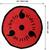 Naruto Shippuden Sharingan 48 Inch Round Fleece Throw Blanket