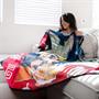 Naruto Ramen Shop Fleece Throw Blanket | 45 x 60 Inches