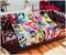 Naruto Character Collage Fleece Throw Blanket With Sherpa Backing | 50 x 60 Inch