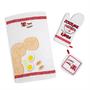 Naruto Ichiraku Ramen 3-Piece Kitchen Set | Oven Mitt, Dish Towel, Pot Holder