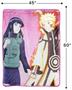 Naruto Shippuden Hinata & Naruto Glitter Throw Blanket