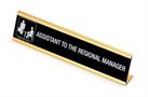 The Office Assistant To The Regional Manager Desk Plate | Measures 10 x 2 Inches