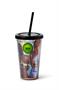 Pink Floyd Back Catalogue 16oz Foil-Printed Carnival Cup w/ Straw & Lid