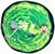 Rick and Morty Round Portal 48 Inch Fleece Throw Blanket