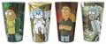 Rick and Morty 16 Ounce Pint Glass Set of 4 | Rick | Morty | Jerry | Snuffles