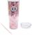 Sailor Moon Luna and Artemis Glitter Tumbler With Lid and Straw | Hold 31 Ounces
