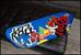 Sonic The Hedgehog Sticker Bomb Fleece Throw Blanket | 45 x 60 Inch Cozy Blanket