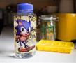 Sonic The Hedgehog Gold Rings Plastic Water Bottle | Holds 32 Ounces