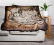 The Elder Scrolls Province of Skyrim Fleece Throw Blanket | 45 x 60 Inches