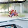 Super Mario Group Air Freshener | Licensed Nintendo Accessory - Blueberry Scent