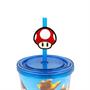 Super Mario Bros.16oz Travel Cup with Straw