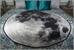 The Moon Fleece Throw Blanket | Large Soft Throw Blanket | 60-Inch Diameter