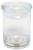 Airtight Clear Glass Jar 6oz Storage Container with Lid
