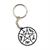 Supernatural Devil&#39;s Trap Soft Enamel/Metal Key Chain