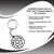 Supernatural Devil&#39;s Trap Soft Enamel/Metal Key Chain