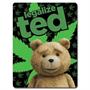 Ted 2 Legalize Ted Lightweight Fleece Throw Blanket | 45 x 60 Inches