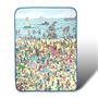 Where's Waldo On The Beach 45"x60" Throw Blanket