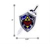 The Legend of Zelda Hylian Shileld & Sword Auto Decal