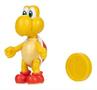 Super Mario 4 Inch Action Figure | Red Koopa w/ Coin