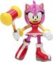 Sonic the Hedgehog 4 Inch Figure | Modern Amy with Hammer