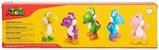 Super Mario Bros. 2.5 Inch Yoshi Figure 5-Pack