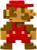 Super Mario Bros. Series 5 Nintendo 2.5" Mini Figure 8 Bit Mario