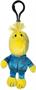 Snoopy in Space 4 Inch Plush Clip | Woodstock in Blue Astronaut Suit