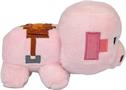 Minecraft Happy Explorer Series 4.5 Inch Plush | Saddled Pig