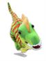 Jurassic World 11 Inch Stuffed Character Plush | Hybrid Green Raptor