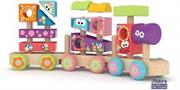 J'adore Wooden Animal Print Stacking Train