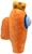Among Us 7 Inch Plush | Orange Crewmate w/ Cheese Hat