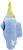 Among Us 7 Inch Plush | White Crewmate w/ Party Hat