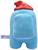 Among Us 7 Inch Plush | Aquamarine Crewmate w/ Beanie