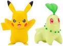 Pokemon 2 Inch Battle Figure 2 Pack | Chikorita & Pikachu