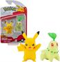 Pokemon 2 Inch Battle Figure 2 Pack | Chikorita & Pikachu