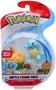 Pokemon 2 Inch Battle Figure Pack | Squirtle vs. Appletun