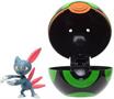 Pokemon Clip N Go Poke Ball Set | 2 Inch Sneasel & Dusk Ball