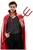 Bedazzled Rhinestone Devil Pitchfork Adult Costume Accessory