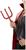 Bedazzled Rhinestone Devil Pitchfork Adult Costume Accessory