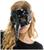 Bedazzled Black Mirror Mardi Gras Mask Adult Costume Accessory