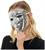 Bedazzled Silver Mirror Face Mask Adult Costume Accessory