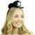 Mini Cowboy Hat Costume Headband | Black