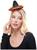 Mini Sombrero Hat Costume Headband | Black