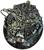 Steampunk Silver Top Hat Costume Accessory